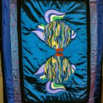 Patchworkdecke Fische