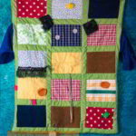 Demenz oder Nesteldecke ohne Motiv Patchwork 2