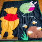 Patchworkdecke Bär und Bienen