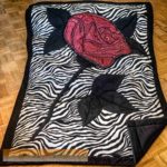 Patchworkdecke Rose