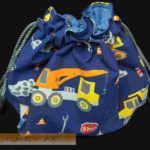 Kinder Turnbeutel blau
